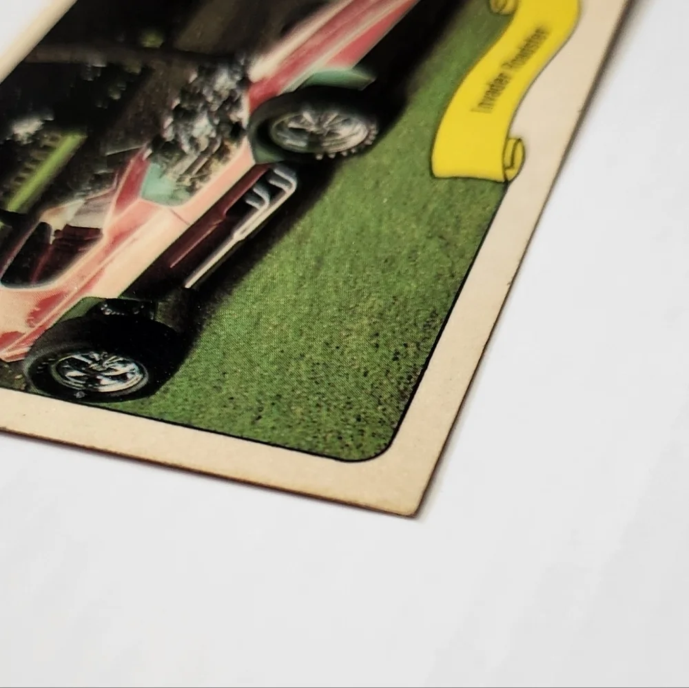 🚀 Vintage 1970 Fleer GEORGE BARRIS Kustom City Sticker - INVADER ROADSTER 👽